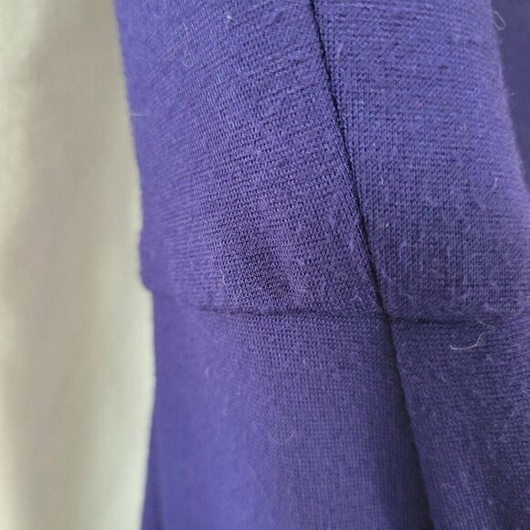 Eliza J Dress Sleeveless Cobalt Blue dressy sz 12 vtg zip belt V-neck timeless - Picture 17 of 17